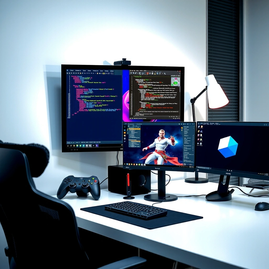 Game development workspace